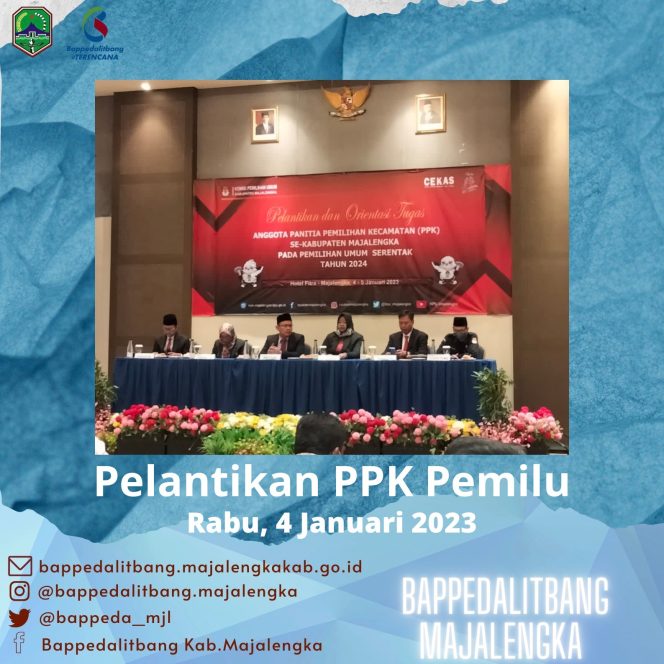 
 Pelantikan PPK Pemilu