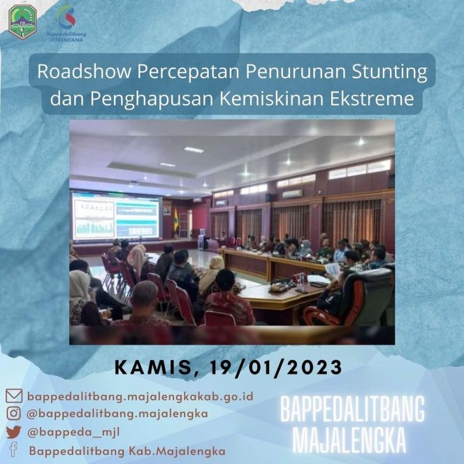 
 Roadshow Percepatan Penurunan Stunting dan Penghapusan Kemiskinan Ekstrem