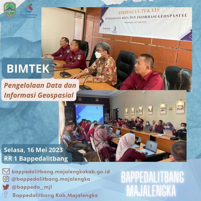 
 Bimbingan Teknis Pengelolaan Data dan Informasi Geospasial