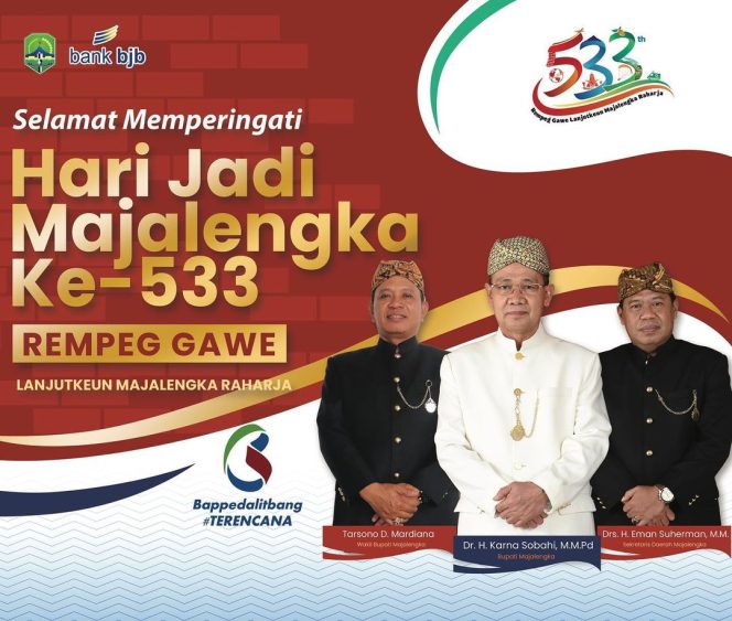 
 Selamat Hari Jadi Majalengka yang Ke-533